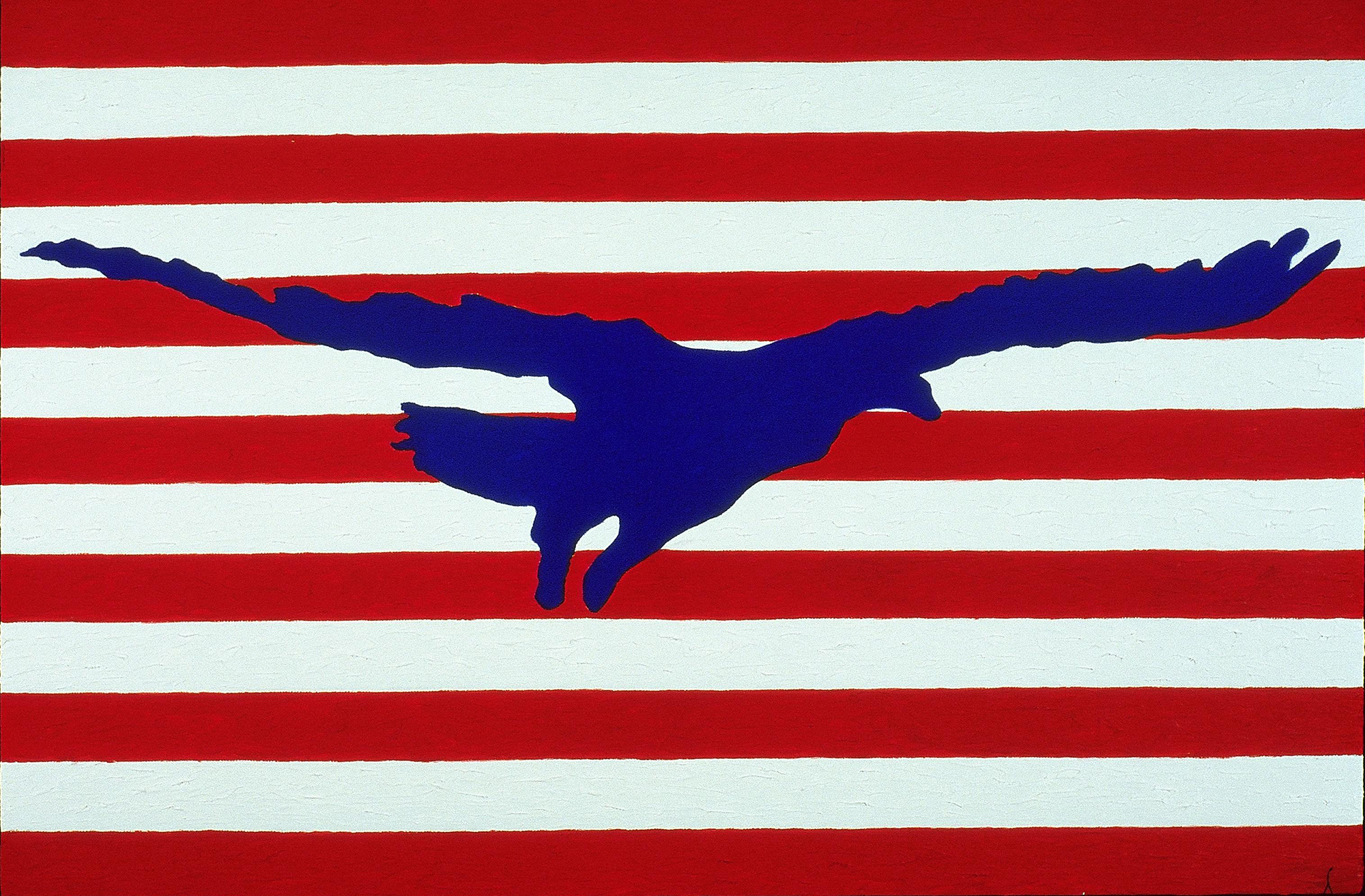 George Mullen, Sept 11 Art / 911 Art: Freedom Takes Flight, 2001, 24" x 36", oil on canvas. Copyright © 2001 George Mullen. All Rights Reserved.
